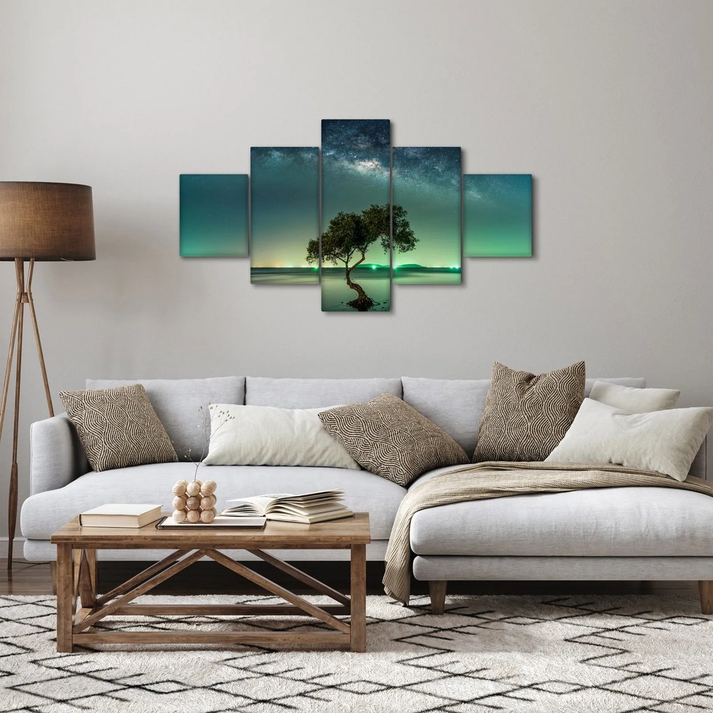 Obraz nocnego nieba (125x70 cm)