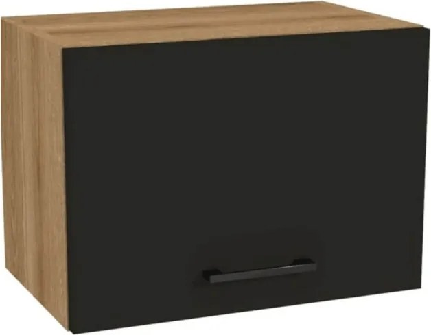 Zestaw Mebli Kuchennych MODERN 170 cm Dąb Evoke/Czarny Loftowy