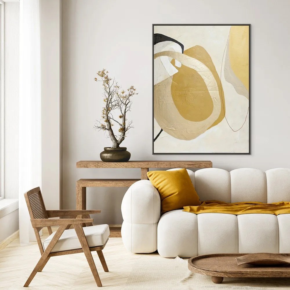 Ręcznie malowany obraz na płótnie z ramą w zestawie 91x121 cm Stardust – Malerifabrikken