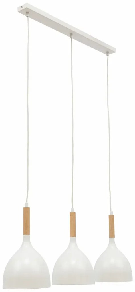 Lampa wisząca WOLDES III biała ELTAP