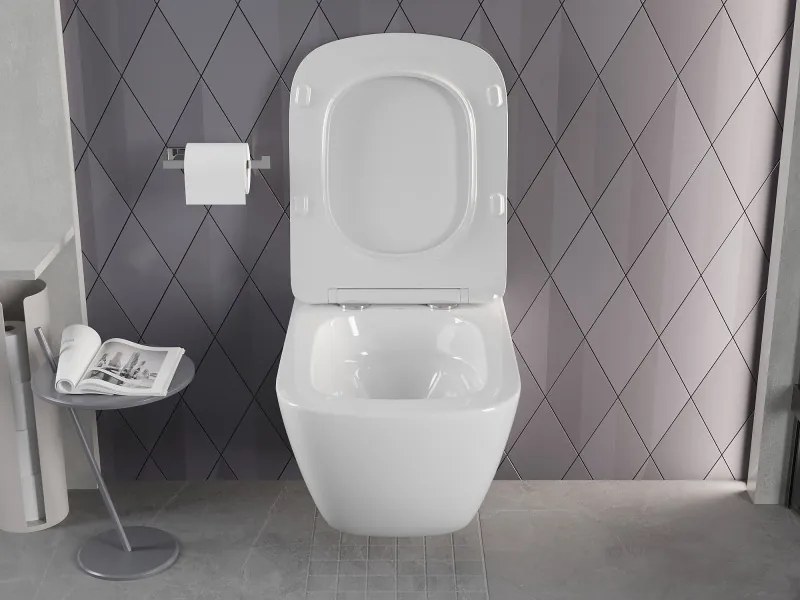 Mexen Timo miska wc Rimless Tornado, biała połysk - 3365XX00T