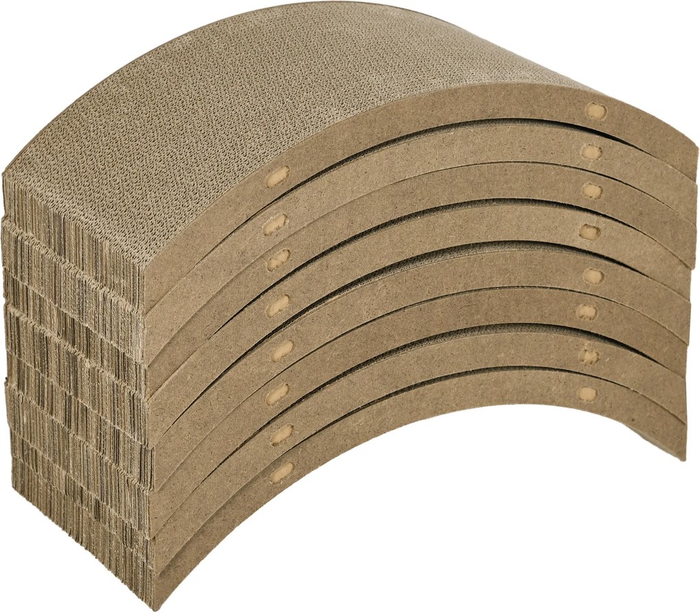 PawHut Zestaw drapaków do kołowrotka dla kotów, obsługa do 5kg, 55x25,5x3cm, Brąz