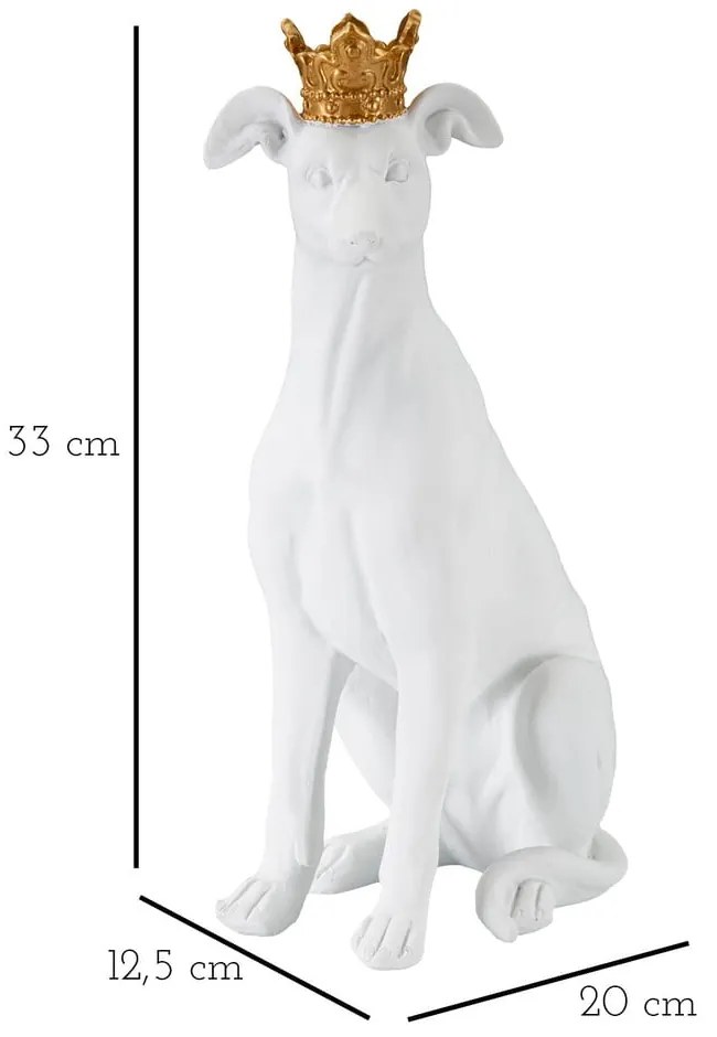 Figurka z żywicy polimerowej 33 cm Dog – Mauro Ferretti