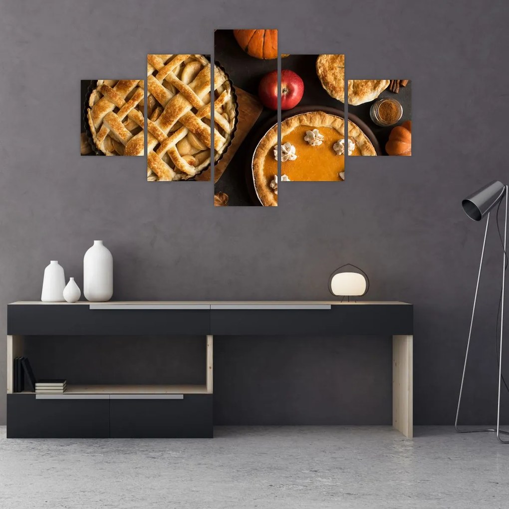 Obraz - Ciasto dyniowe (125x70 cm)