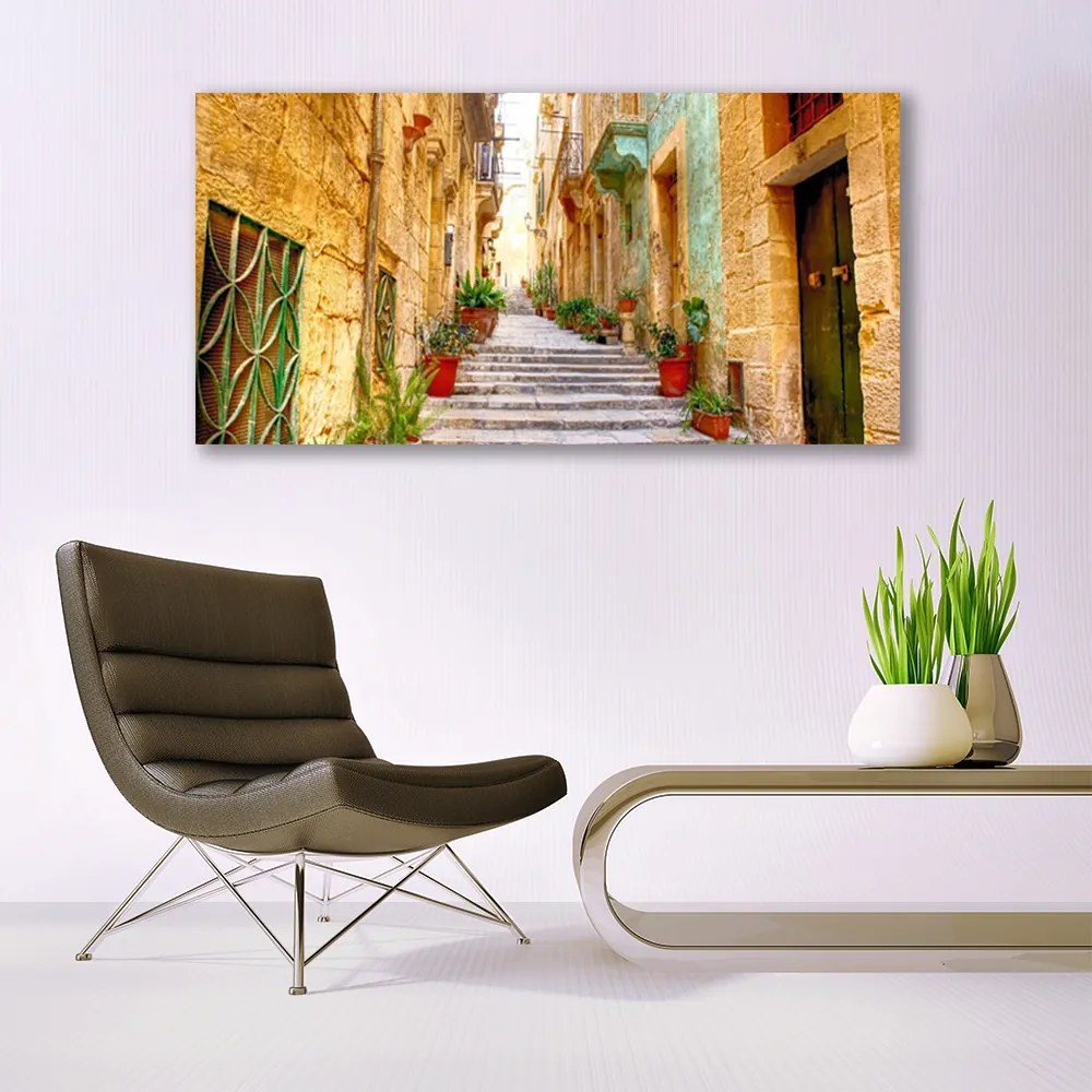 Obraz na płótnie Malownicza Uliczka Starego Miasta