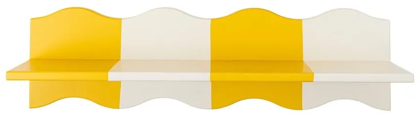 Żółto-biała półka dziecięca 80 cm Bubbi – Bloomingville Mini