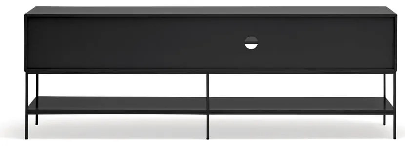 Czarna szafka pod TV 220x74x45 cm Platt – Teulat