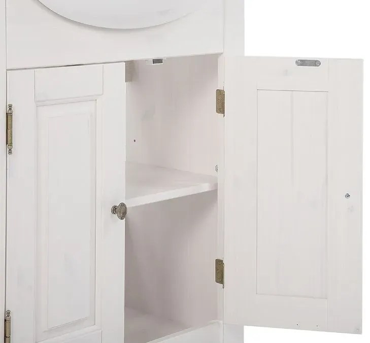 Biała szafka umywalkowa stojąca T3-N34