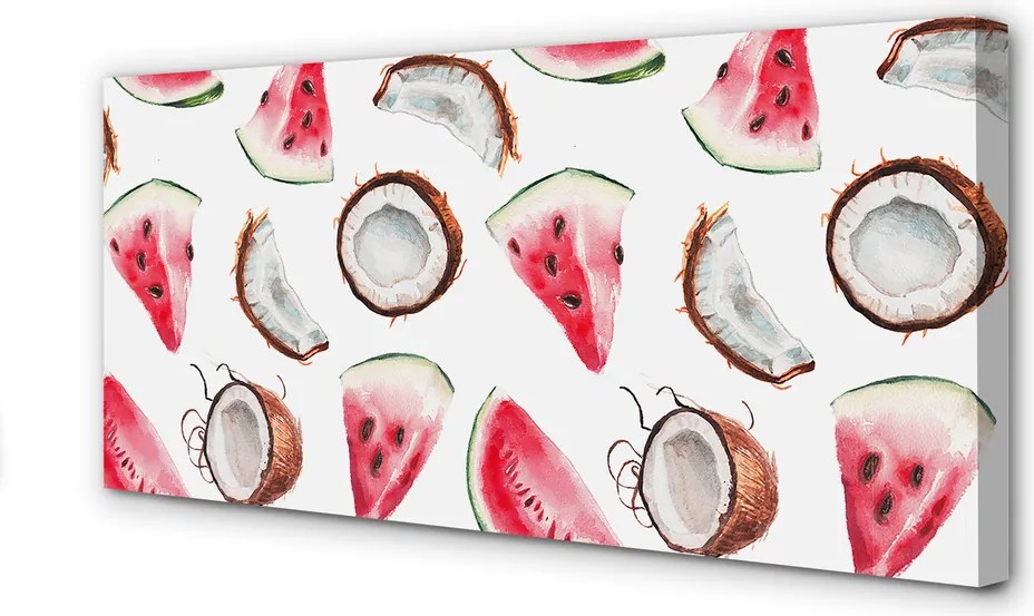 Zdjęcie na płótnie Duet Kokosa i Arbuza