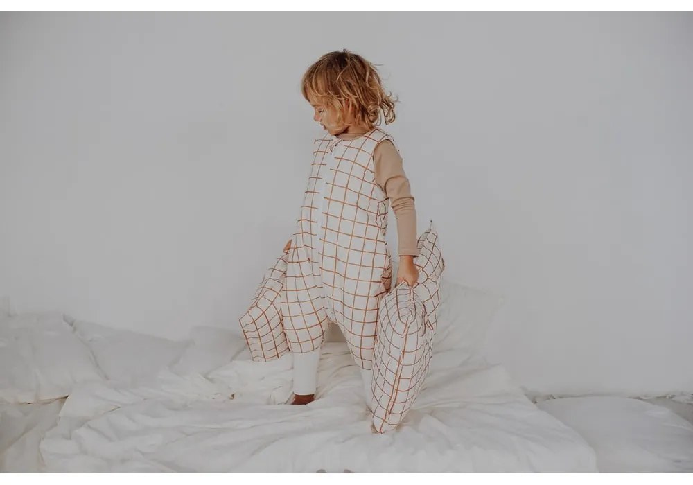 Beżowy zestaw do łóżeczka Camel Check – Malomi Kids