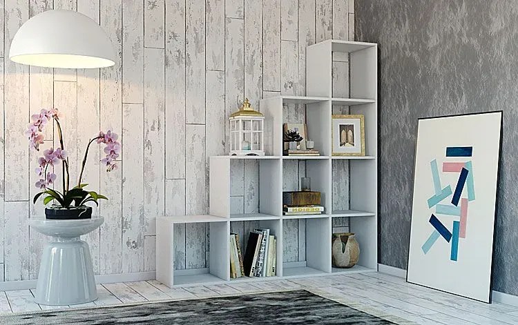 Biały regał na książki G0-Z28