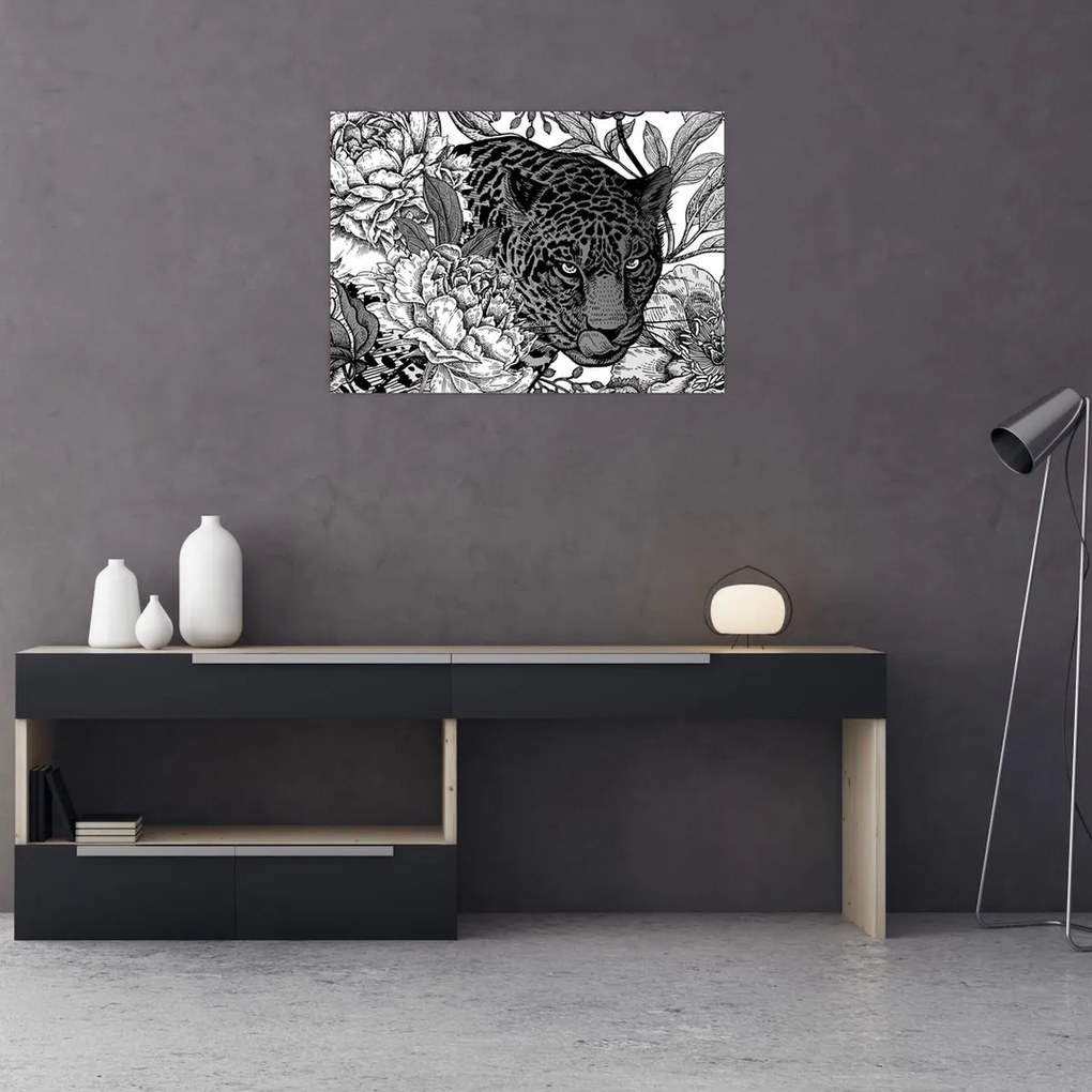 Obraz - Egzotyczny ogród (70x50 cm)