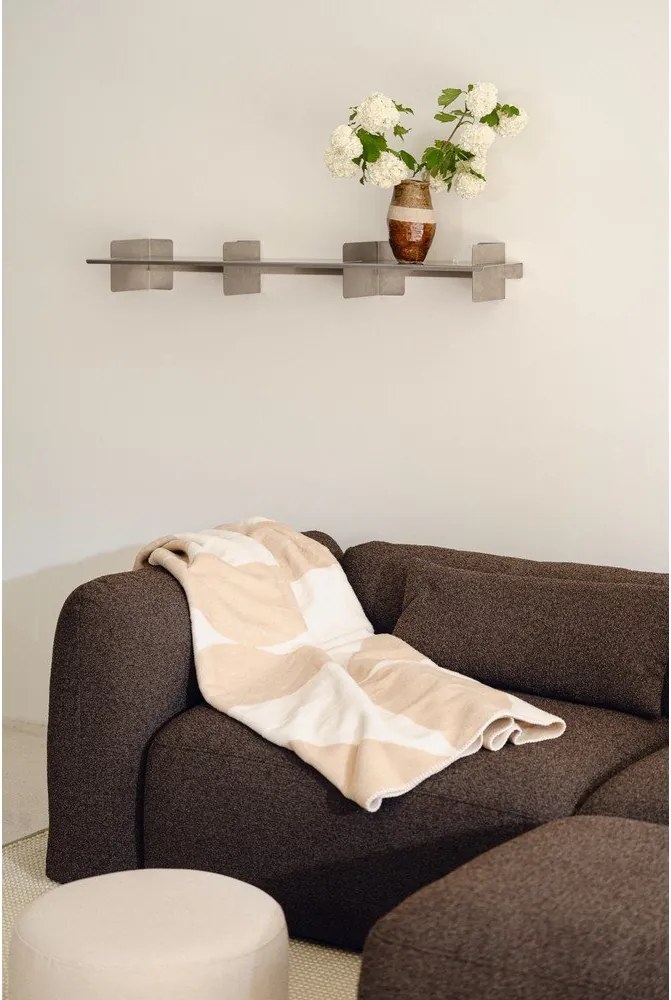 Beżowo-kremowy koc 150x200 cm Tul – noo.ma