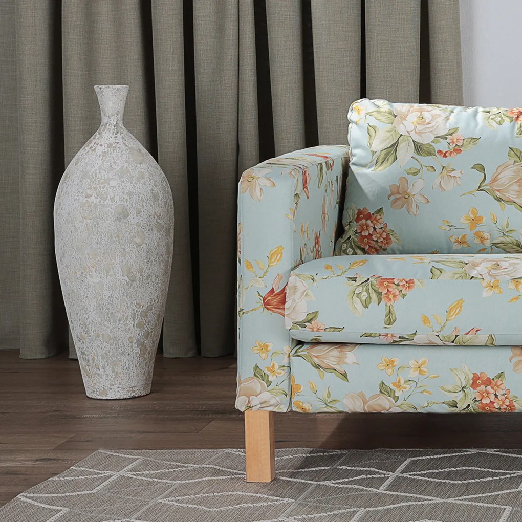 Wazon Dafni 30x79cm white grey