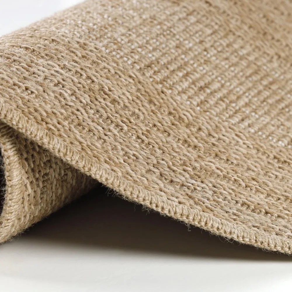 Beżowy okrągły dywan odpowiedni na zewnątrz ø 80 cm Comilla – Ayyildiz Carpets
