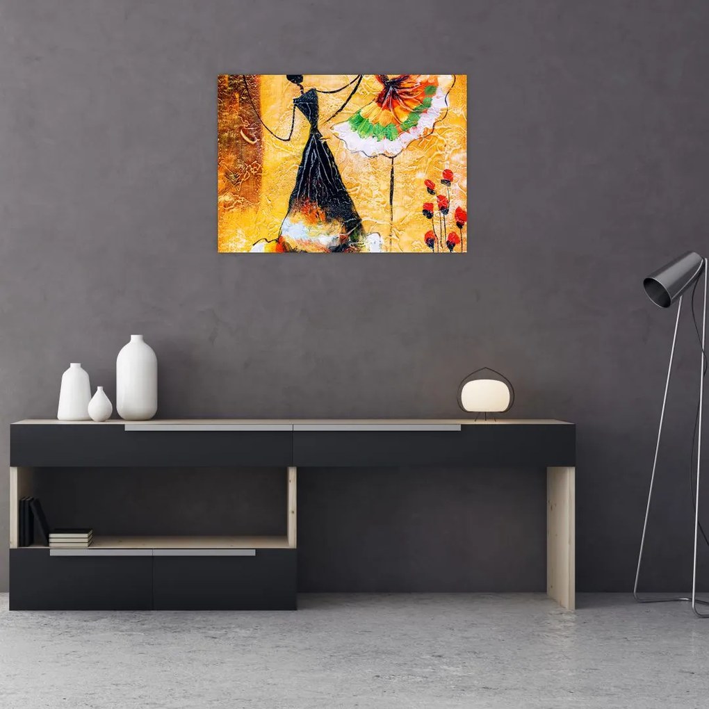 Obraz - Tańczące baletnice, obraz olejny (70x50 cm)
