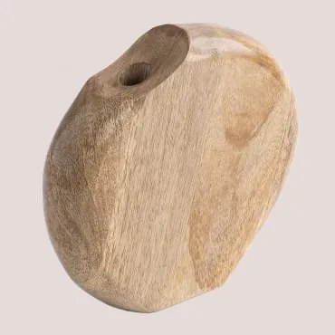 Wazon Z Drewna Mango Sikkim ↑20 Cm - Sklum