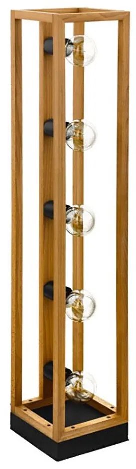 Eglo 32148 - Lampa stojąca BLACKCROWN 5xE27/40W/230V brązowa