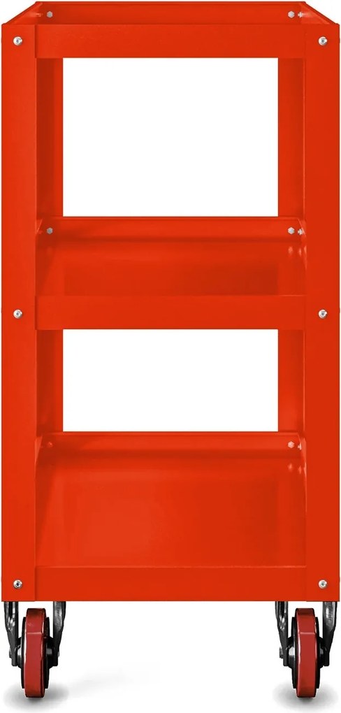 Metalowy wózek narzędziowy do warsztatu Hugo 70x40x81,6 cm czerwony