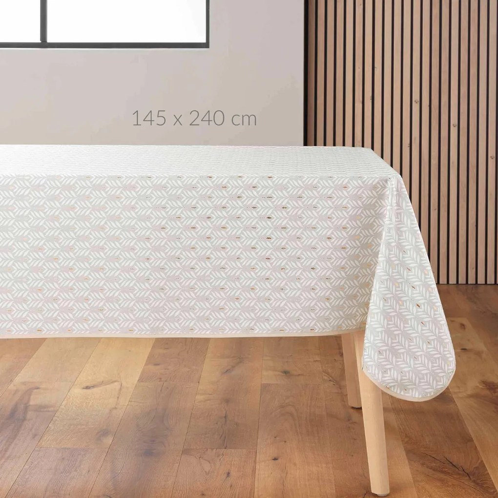 Prostokątny obrus z błyszczacym wzorem, 145 x 240 cm