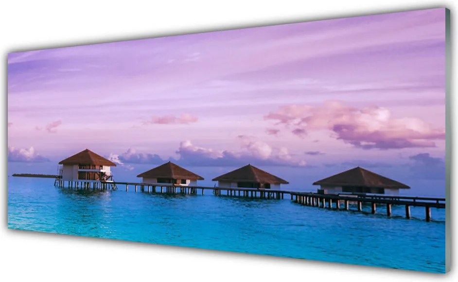 Panel Szklany do Kuchni Rezydencja Nad Lazurowym Brzegiem