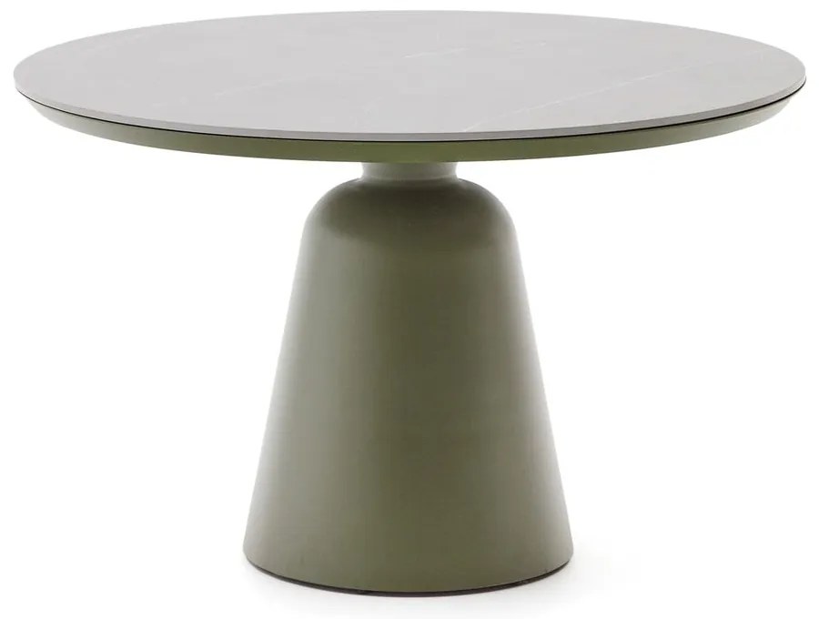 Okrągły stół ogrodowy z ceramicznym blatem ø 120 cm Tudons – Kave Home