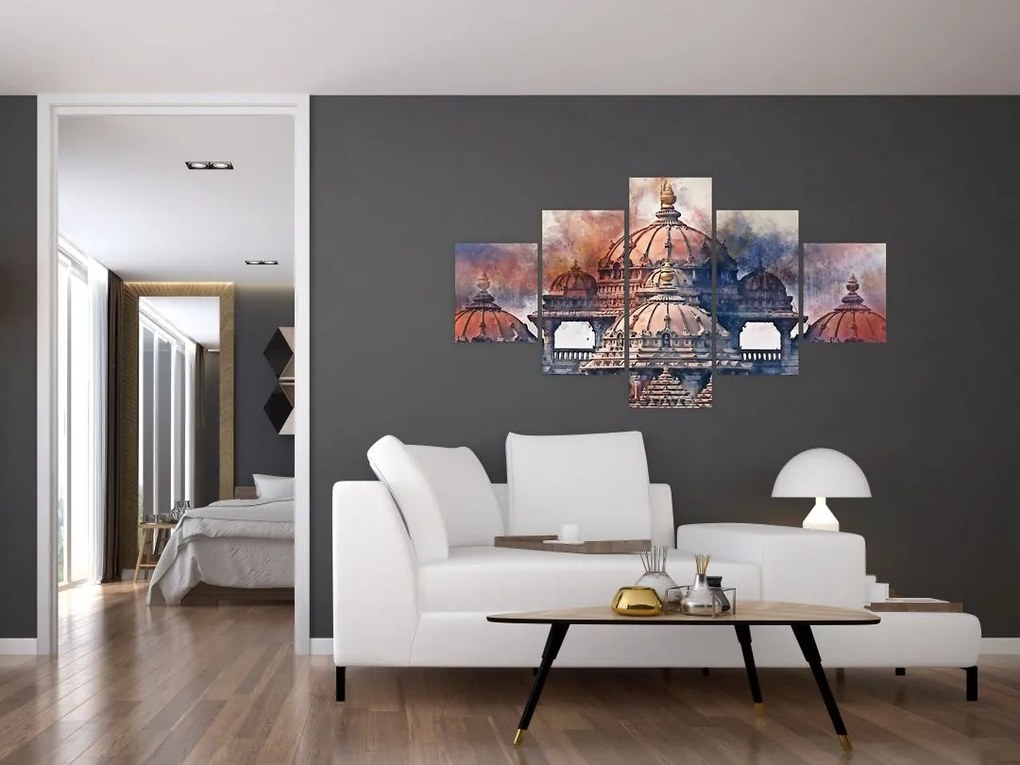 Obraz - Akshardham, New Delhi, Indie (125x70 cm)