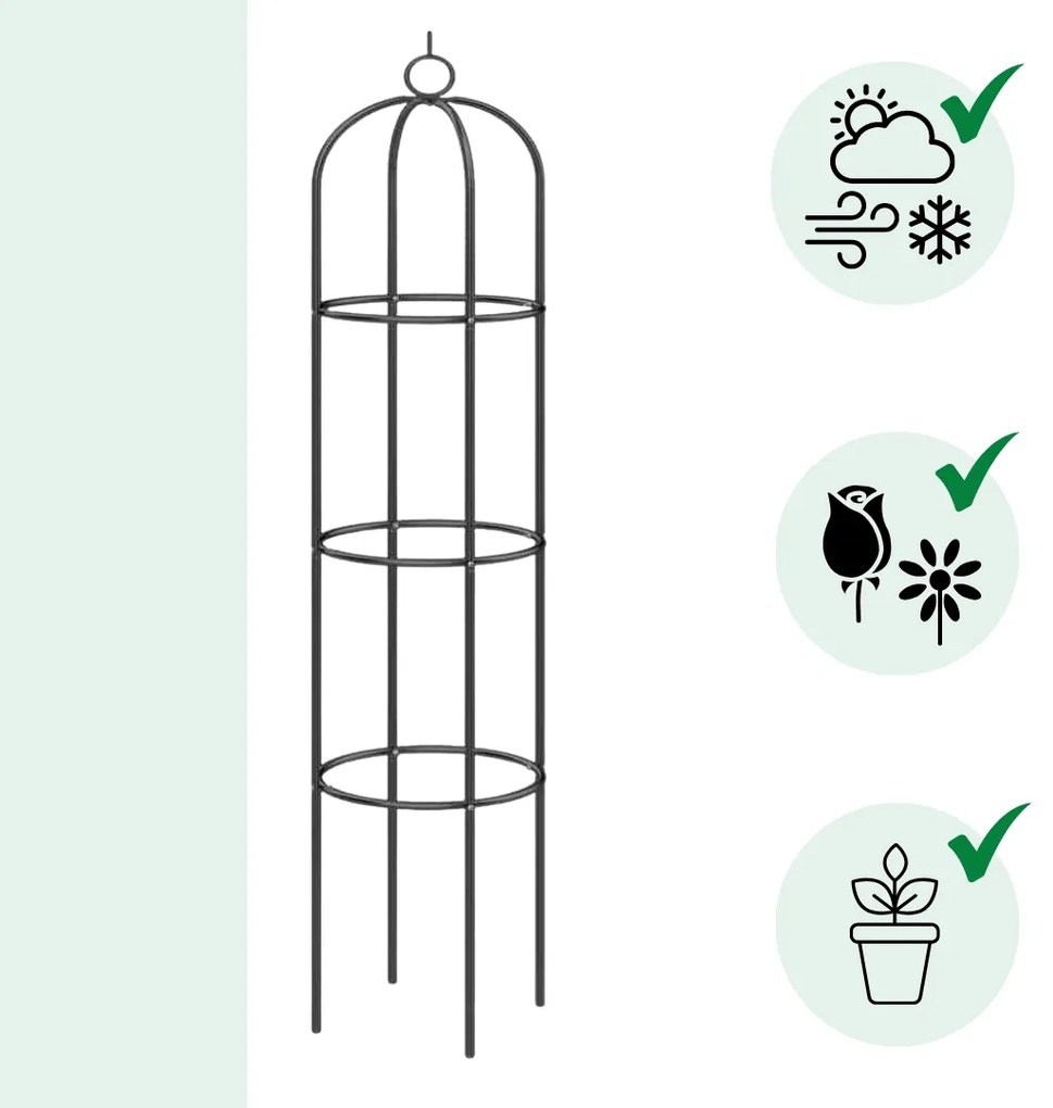 Wspornik na rośliny pnące 200x40 cm Gardebruk