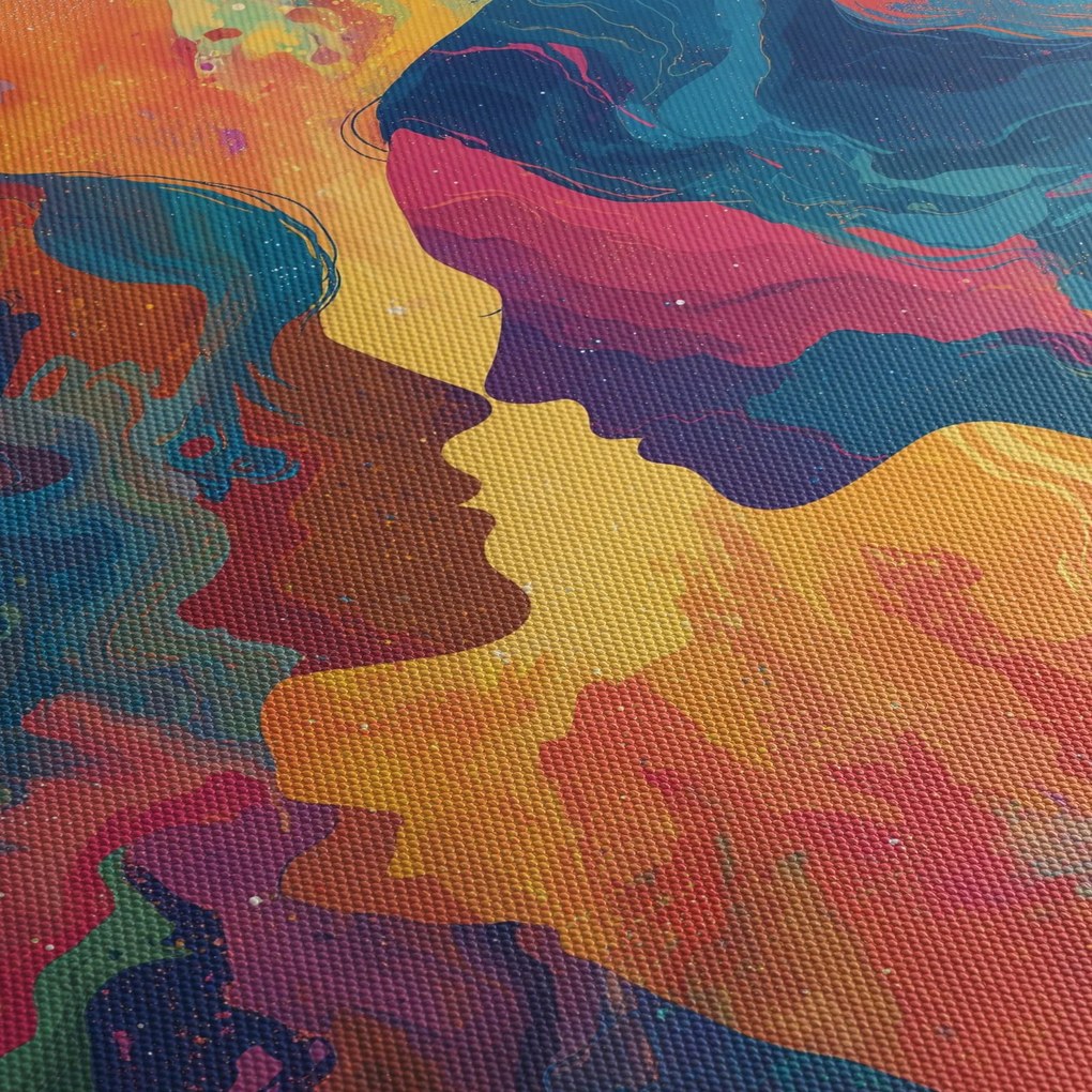Obraz - Kosmiczna miłość (125x70 cm)