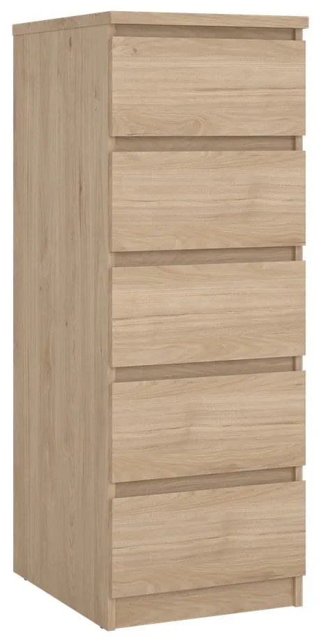 Komoda w dekorze dębu w naturalnym kolorze 40x111x50 cm Naia – Tvilum