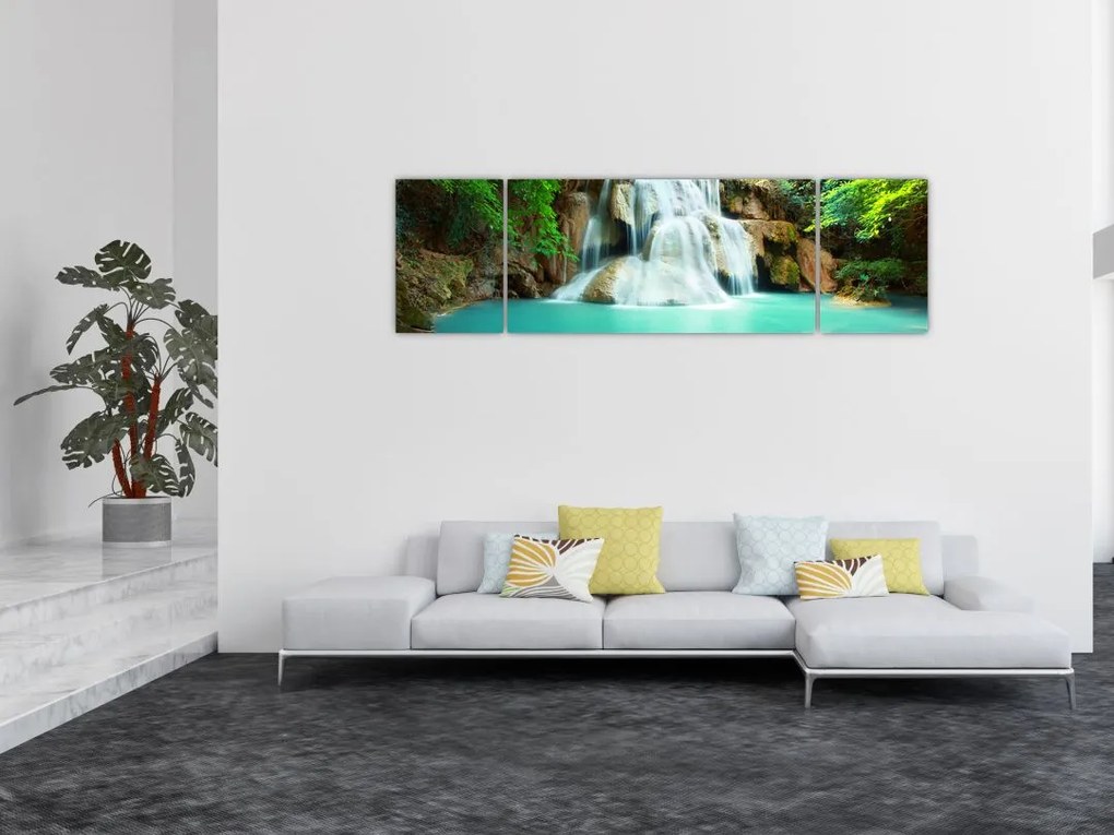Obraz wodospadów (170x50 cm)