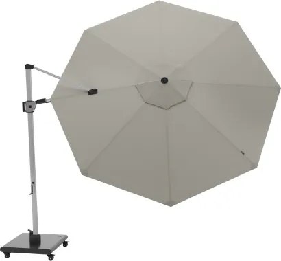 KNIRPS 320 x 320 cm - luksusowy wahadłowy parasol ogrodowy z drążkiem bocznym : Kolor parasola - Sandy