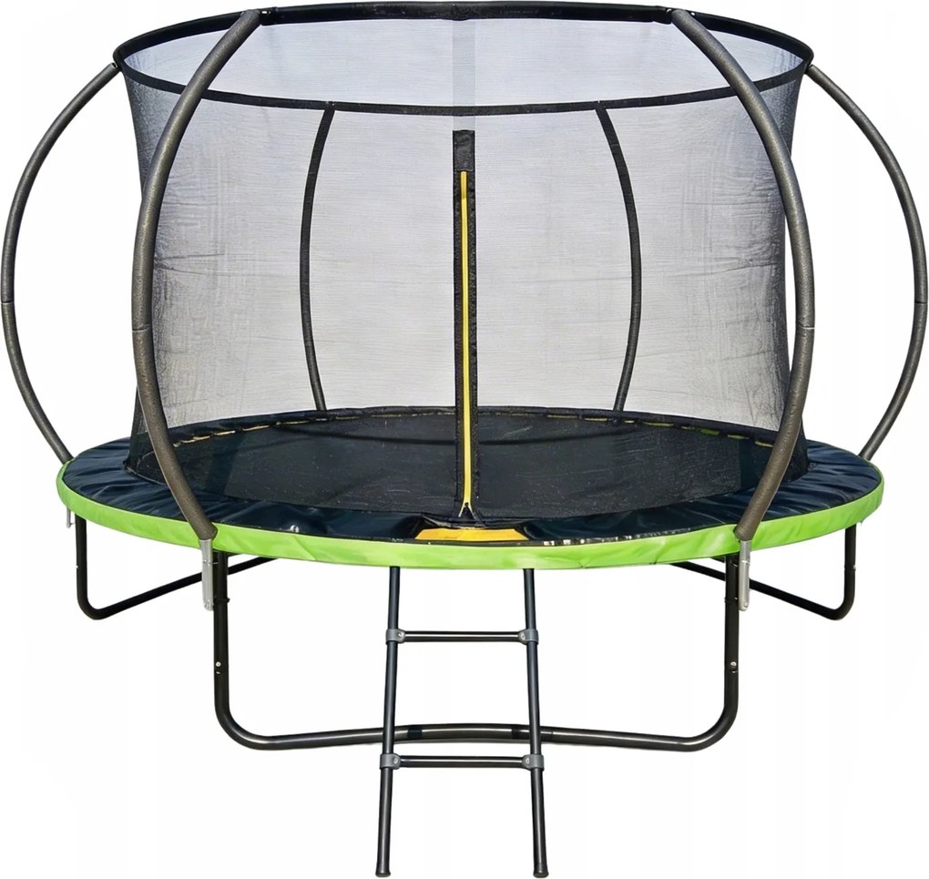 Trampolina ogrodowa dla dzieci Pegie 8FT, 244 cm, z siatką wewnętrzną i drabinką