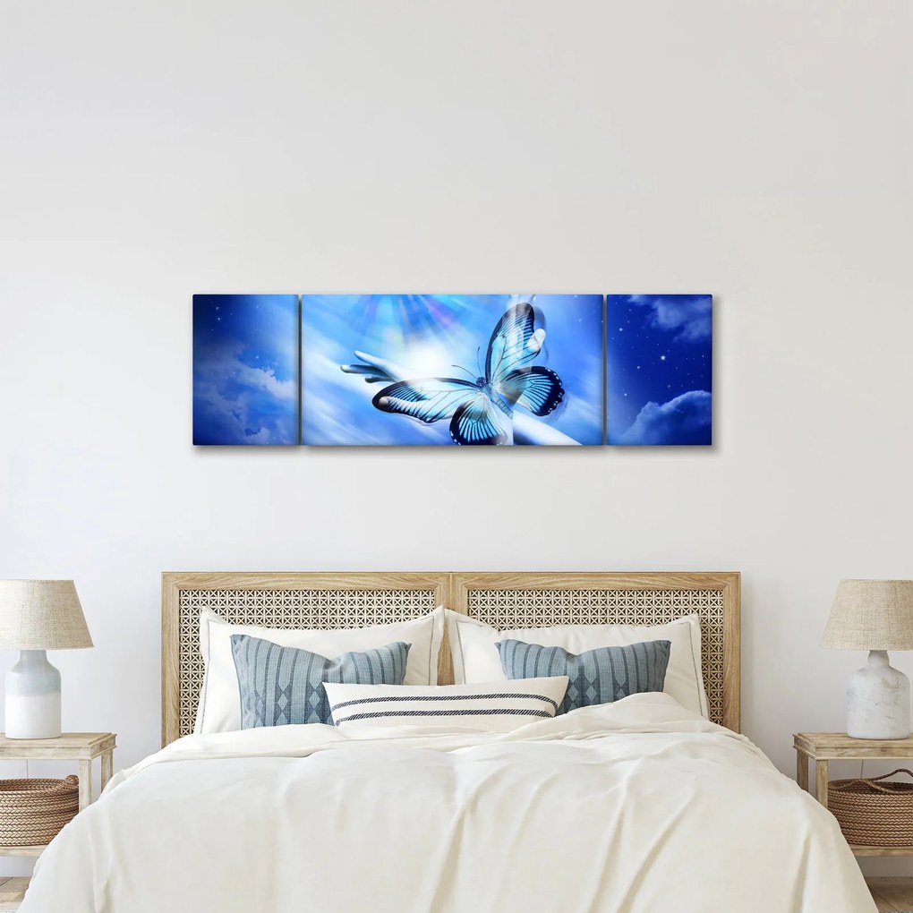 Obraz - Motyl, symbol nadziei (170x50 cm)