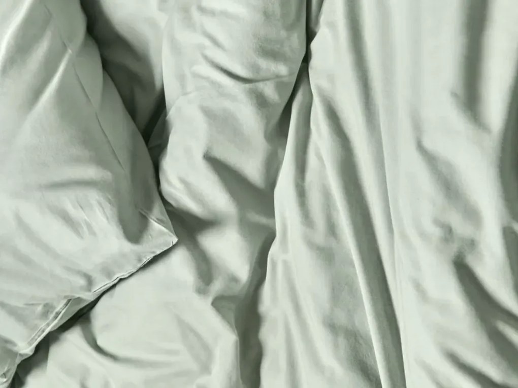 PrzytulneMieszkanie.pl PrzytulneMieszkanie.pl Bawełniana pościel CALMORA miętowa Rozmiar pościeli: 2 szt 70 x 90 cm | 160 x 200 cm