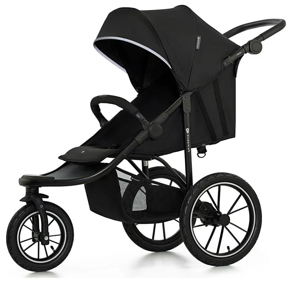 KINDERKRAFT - Wózek sportowy HELSI2 czarny