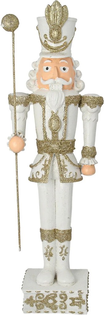 Figurka Dziadek do orzechów 55 cm white