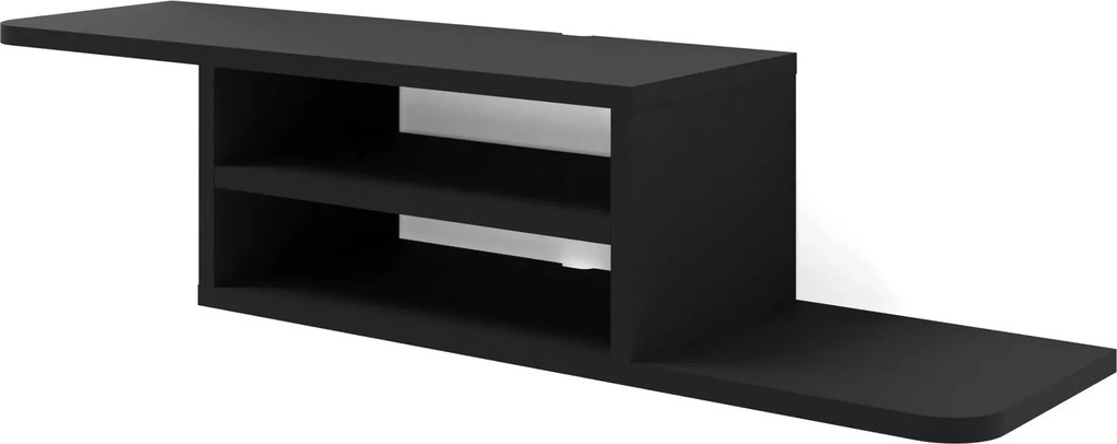 Czarna Wisząca Półka Pod Tv P6-H51