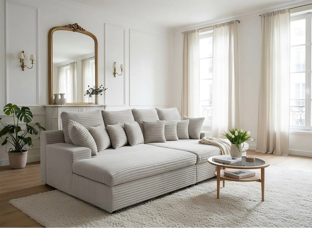 Sofa Lazy tkanina Tilia 11 ciepły szary