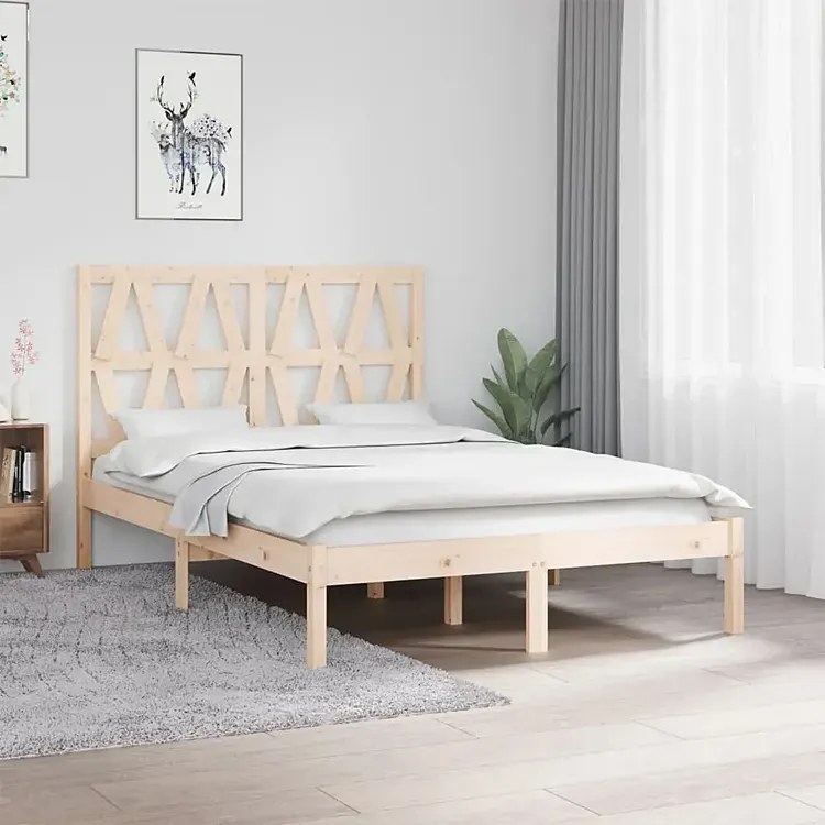 Łóżko z litego drewna sosny 120x200 - Dotto 4X