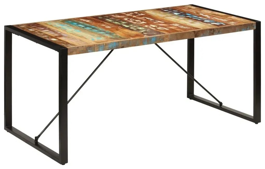 Wielokolorowy stół industrialny 80x160 – Fulo 3X