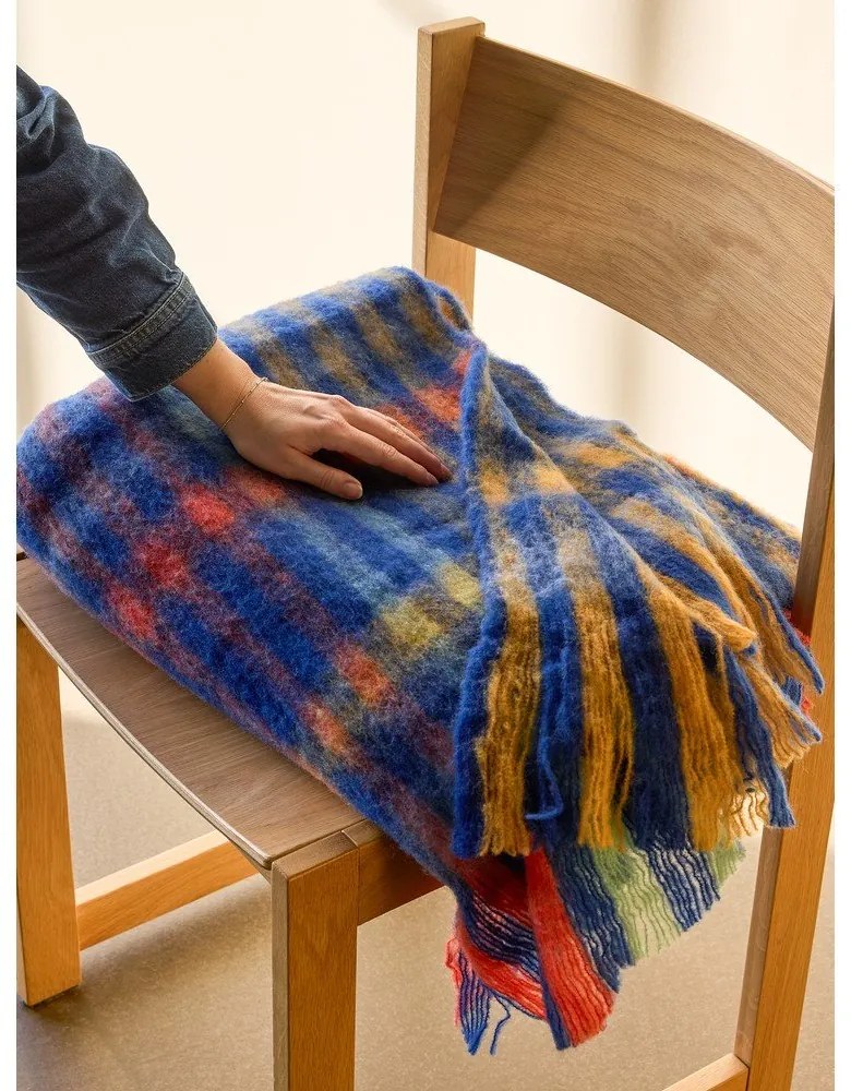 Koc z mieszanki wełny 140x200 cm Loom – Hübsch