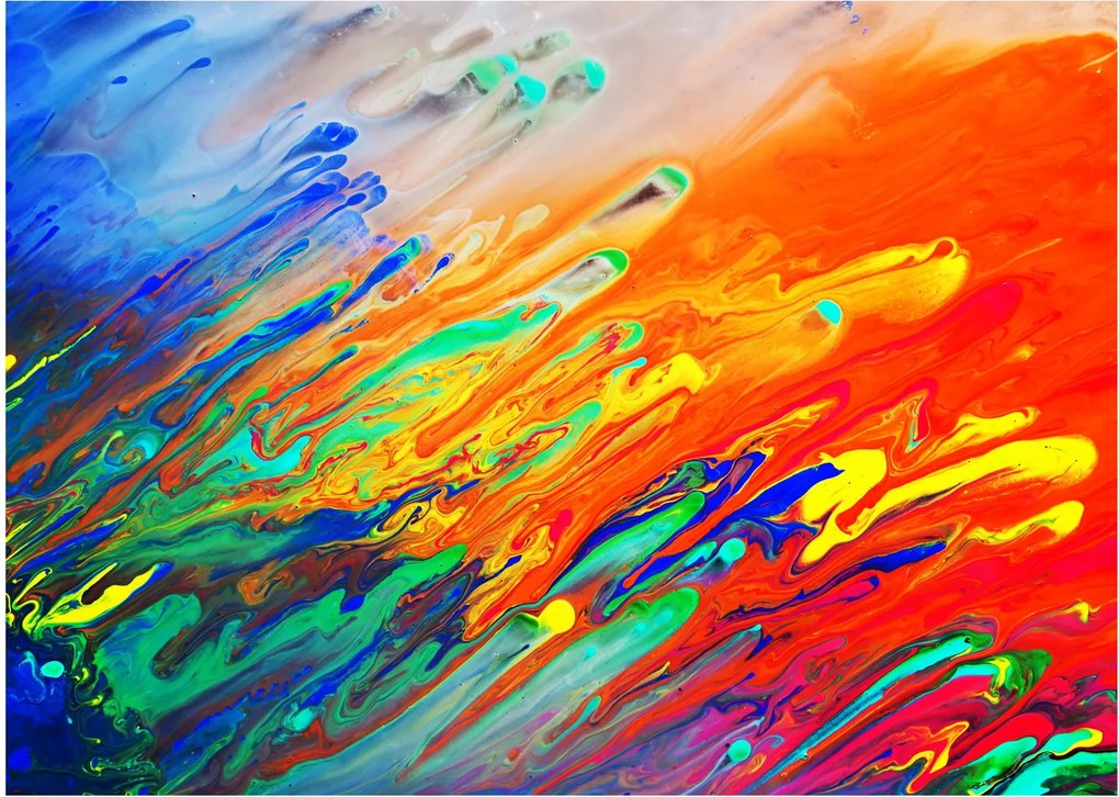 Obraz - Kolorowa abstrakcja (70x50 cm)