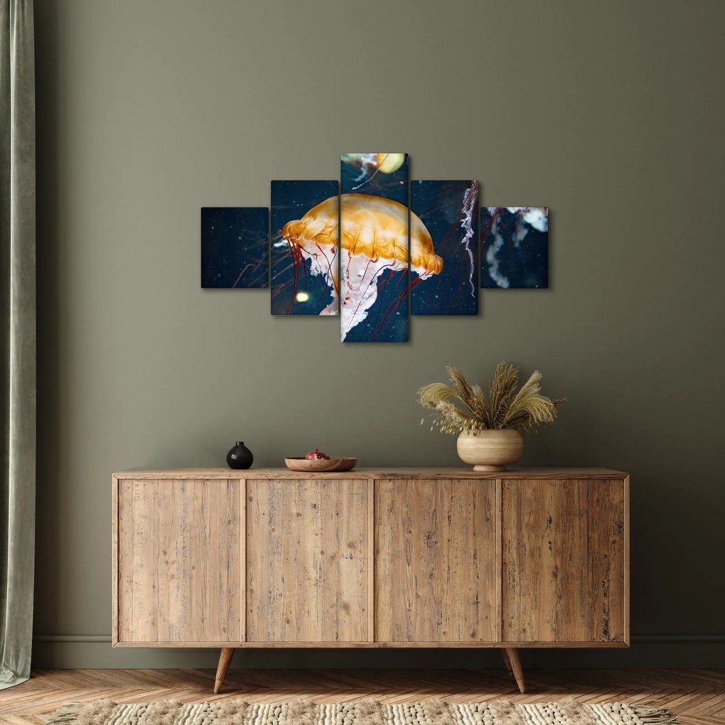 Obraz meduzy (125x70 cm)