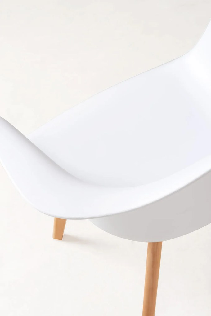 Zestaw 4 Krzese Belu Polipropylen