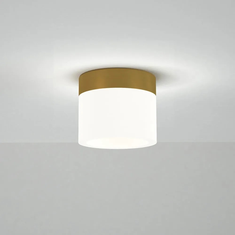 Brązowa lampa sufitowa SULION Congo, ø 10 cm