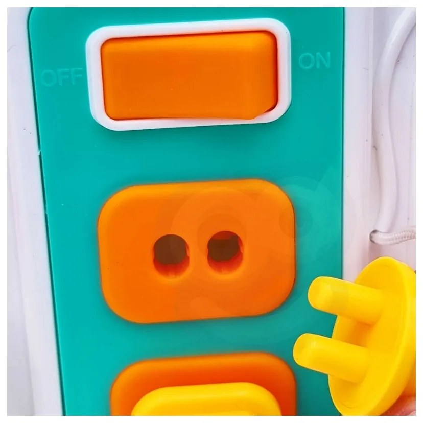 Woopie baby tablica manipulacyjna kuchnia zegar z efektami dźwiękowymi i świetlnymi montessori