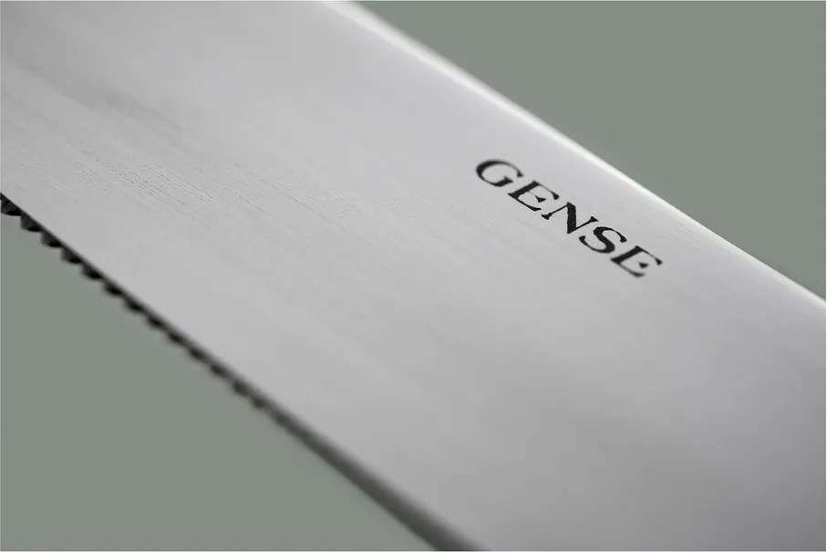 Sztućce 4 szt. ze stali nierdzewnej w kolorze srebra Norm – Gense