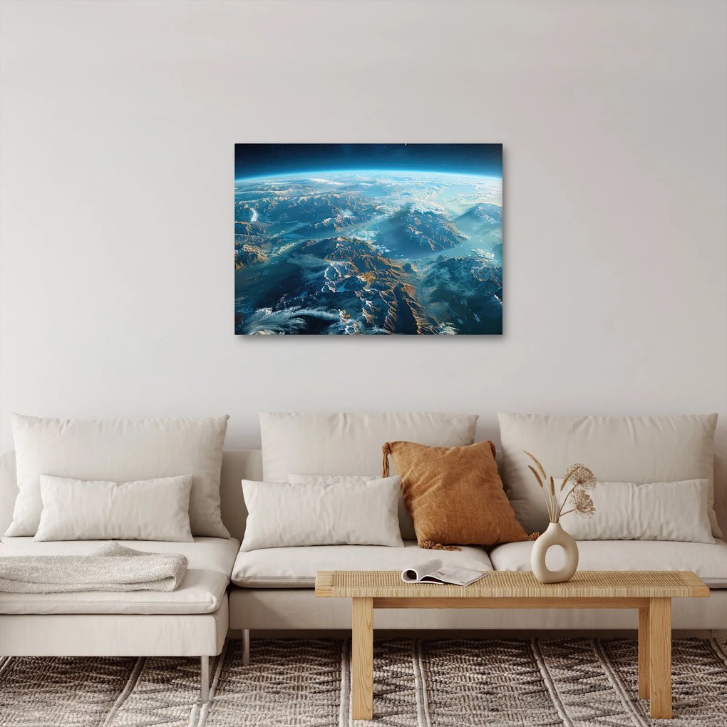 Obraz - Widok z kosmosu (70x50 cm)