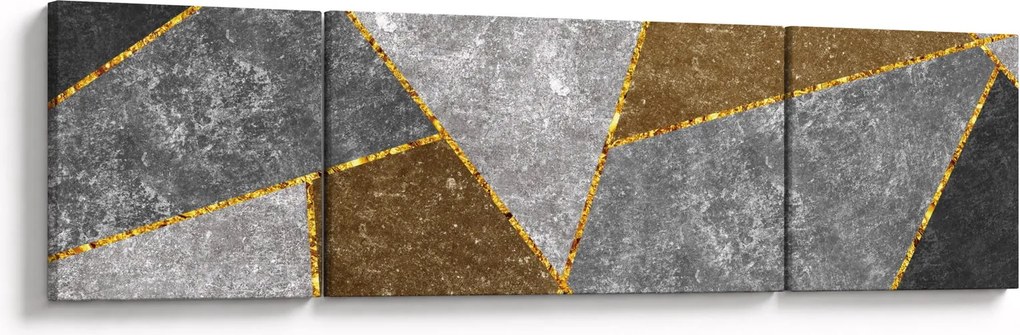 Obraz - Imitacja materiałów (170x50 cm)